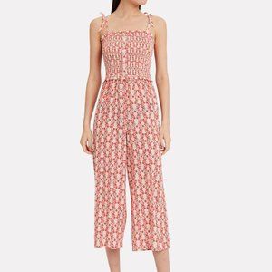 Paloma Blue NWOT Pearl Crepe Tie Shoulder Jumpsuit